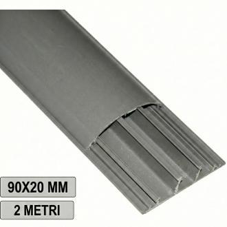 CANALINA DA PAVIMENTO GRIGIA 90X20 2MT