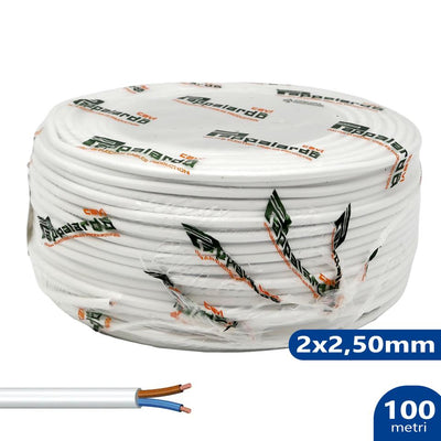 CAVO H05VV-F BIANCO 2X2,50