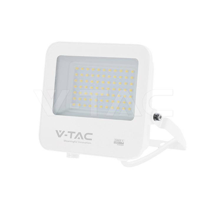 50W LED PROIETTORE CREE CHIP CORPO BIANCO 4000K 135LM/W