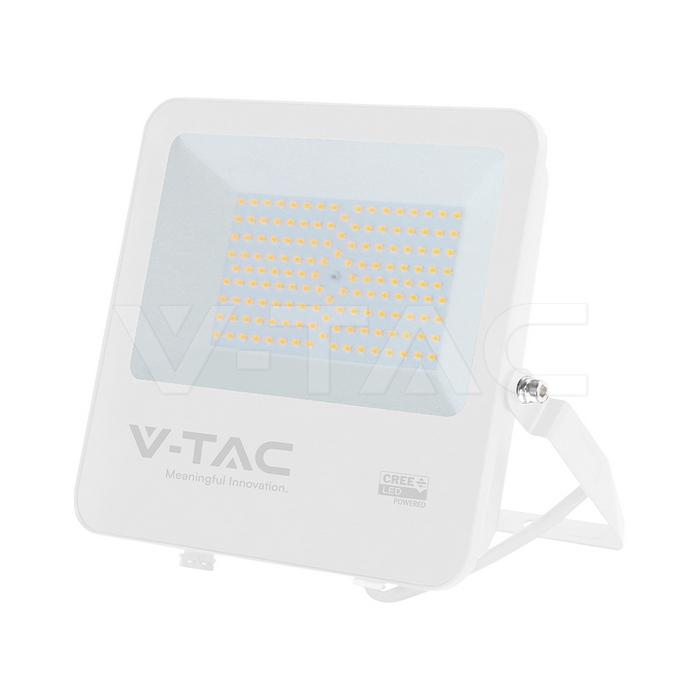 100W LED PROIETTORE CREE CHIP CORPO BIANCO 6500K 135LM/W