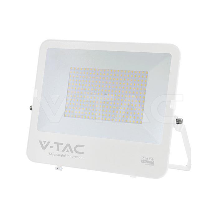 200W LED PROIETTORE CREE CHIP CORPO BIANCO 6500K 135LM/W