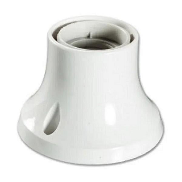 BASE DRITTA CON PORTALAMPADE E27 BIANCO