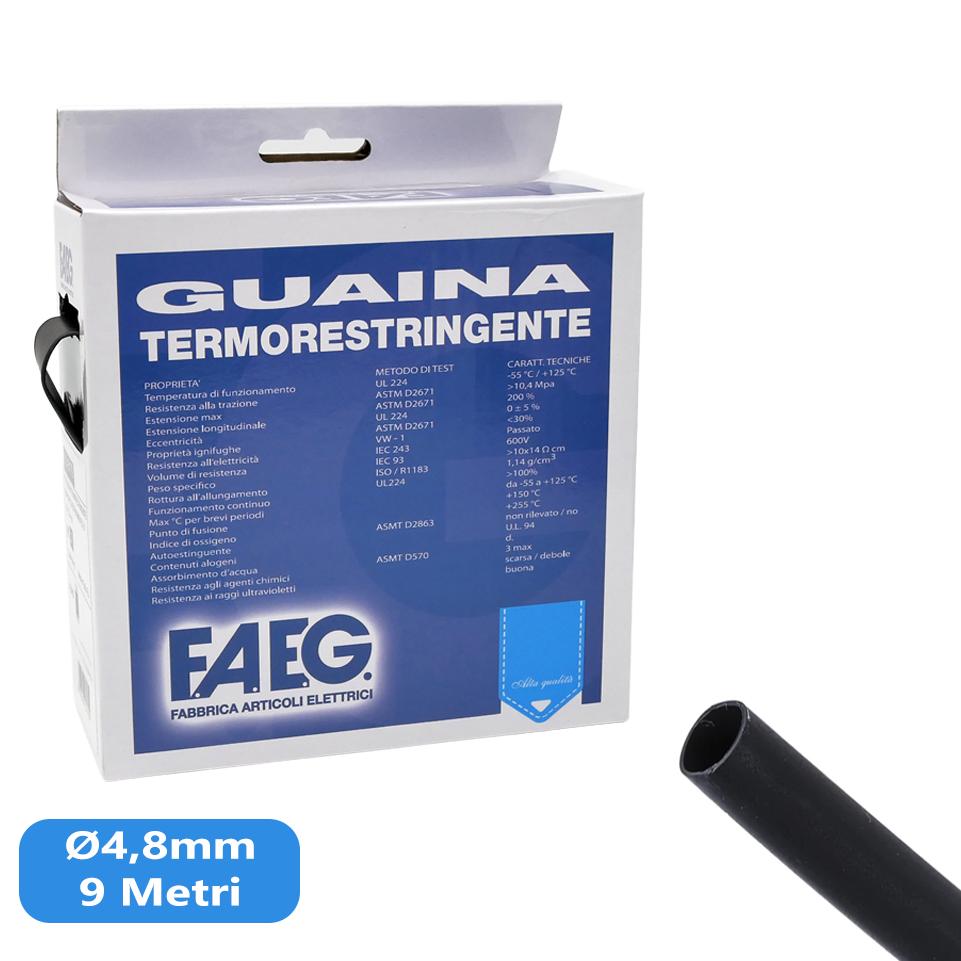 GUAINA TERMORESTRINGENTE D.4,8MM MT.9