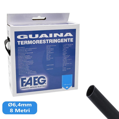 GUAINA TERMORESTRINGENTE D.6,4MM MT.8