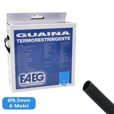 GUAINA TERMORESTRINGENTE D.9,5MM MT.6