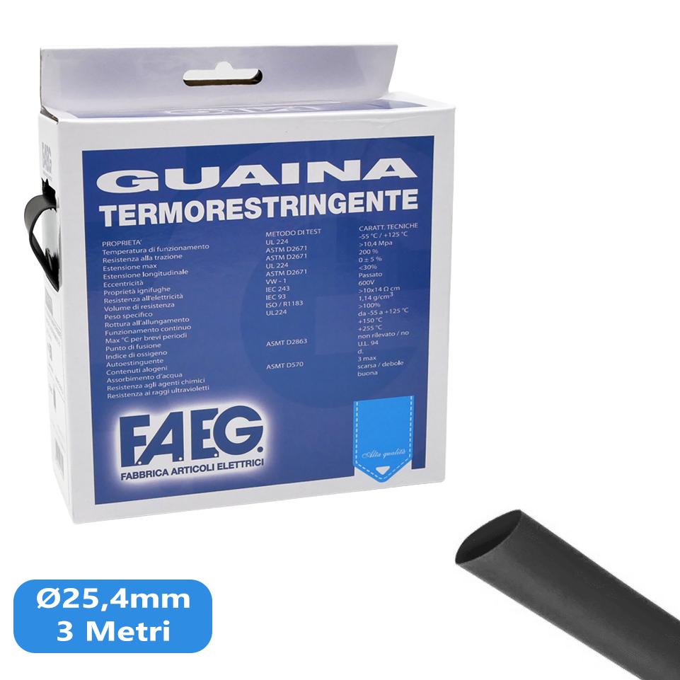 GUAINA TERMORESTRINGENTE D.25,4MM MT.3