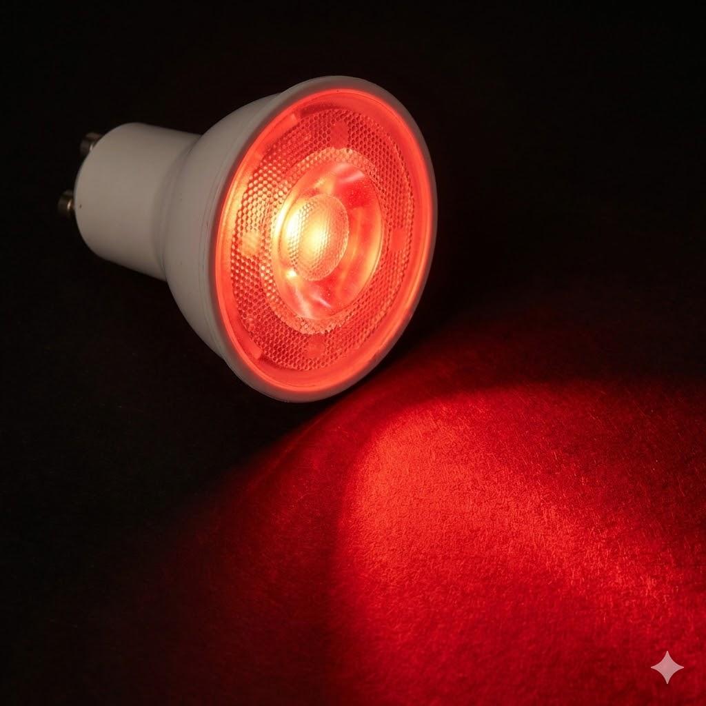 LED BULB GU10 4W ROSSO 38GRADI