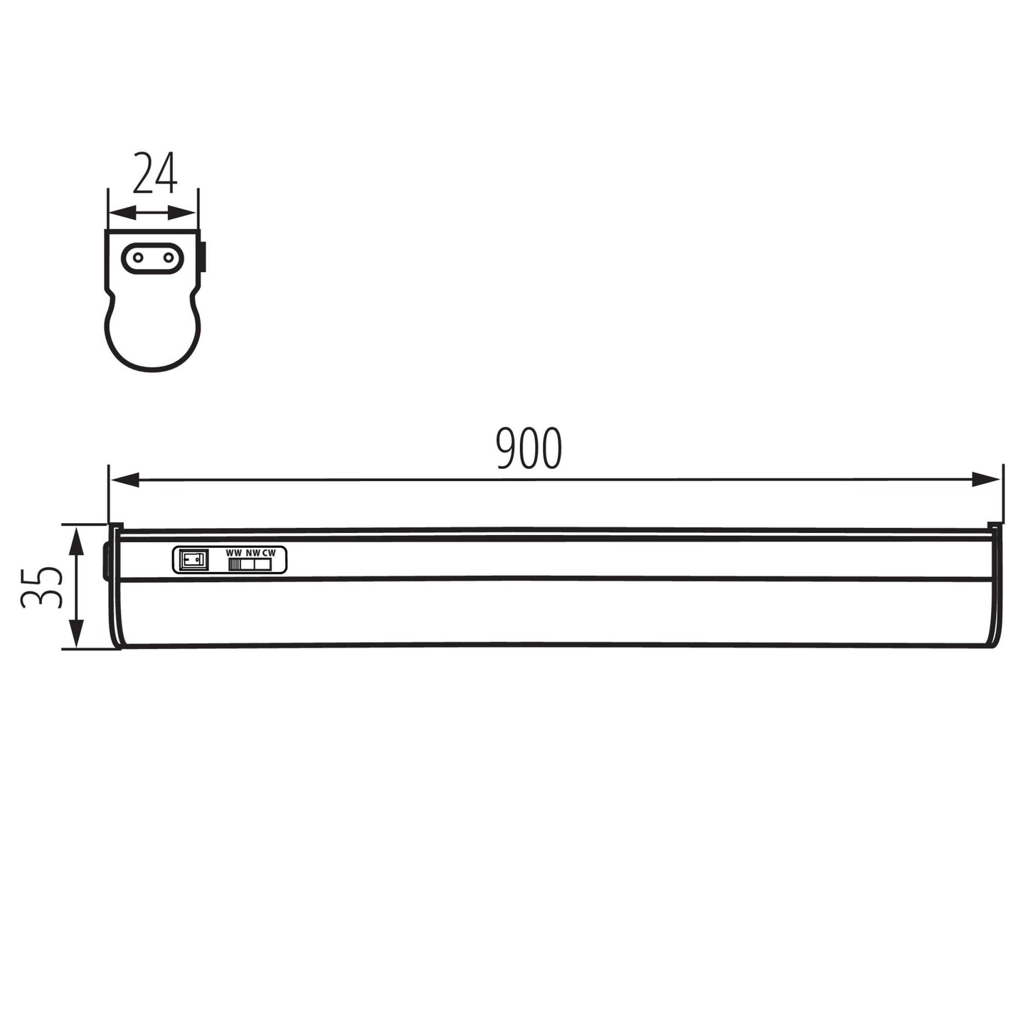 ALLOGGIAMENTO LED PER PENSILI MERA LED 11W CCT - KANLUX