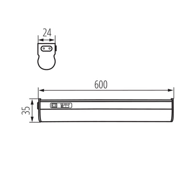 ALLOGGIAMENTO LED PER PENSILI MERA LED 8W CCT - KANLUX