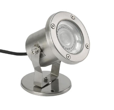 LUCE SUBACQUEA 12V MAX 7W LED  IP68 INOX