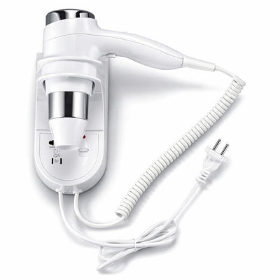 ASCIUGACAPELLI PER HOTEL 1600W 220-240V CON SPINA