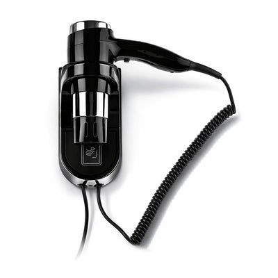 ASCIUGACAPELLI PER HOTEL 1600W 220-240V SPINA NERA