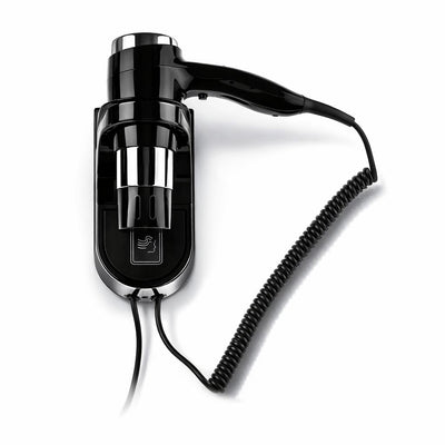 ASCIUGACAPELLI PER HOTEL 1600W 220-240V SPINA NERA