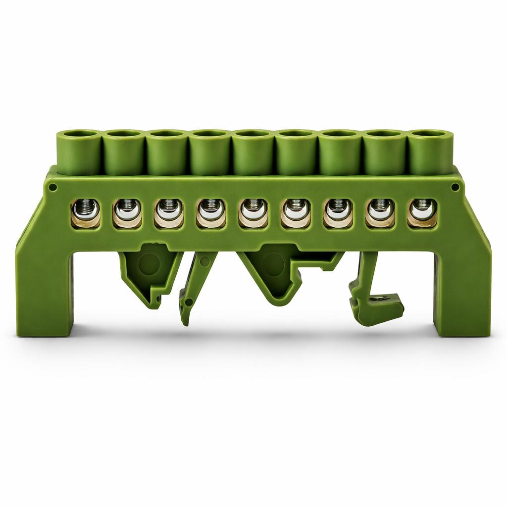 CONNETTORE DI TERRA 10M VERDE