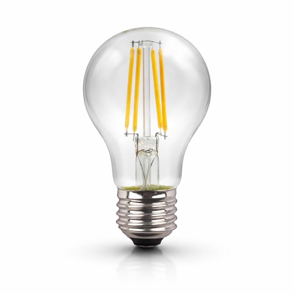 LAMP A60 FILAMENT 4W 840LM E27 3000K CLEAR A-CLASS