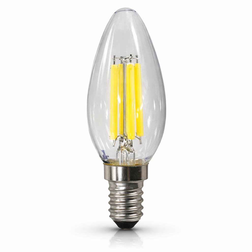 LAMP C35 FILAMENT 2,5W 525LM E14 4000K 220-240V CLEAR A-CLA