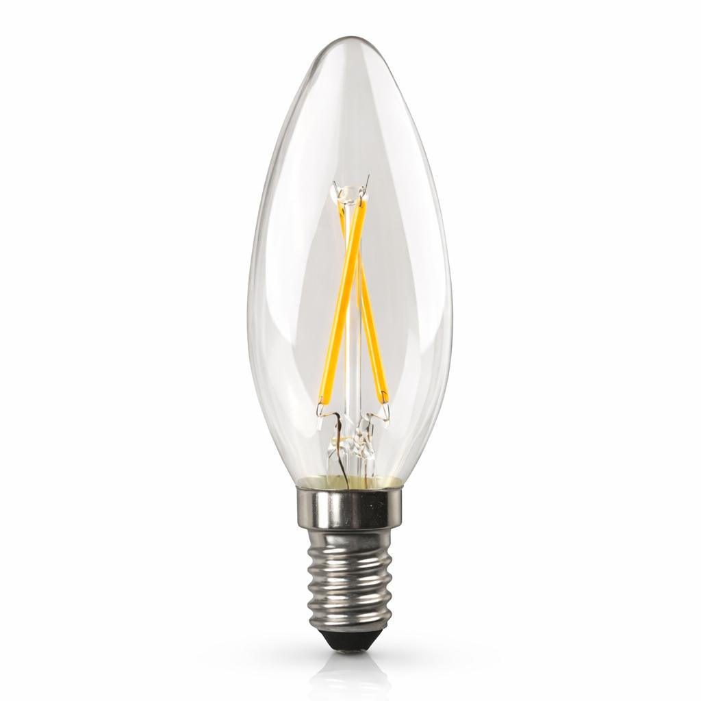 LED BULB C37 CROSSED FILAMENT  4.2W 480LM E14 4000K 220-240V