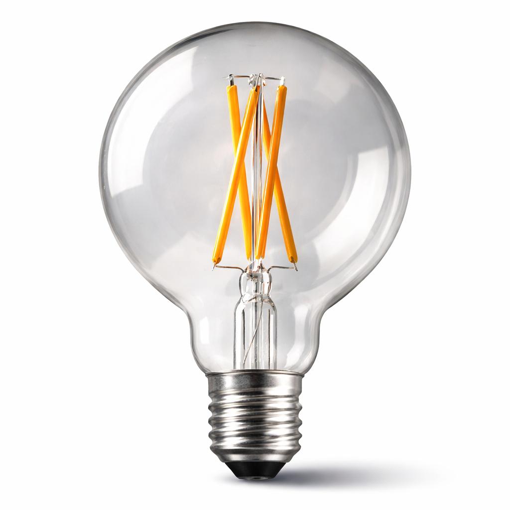 LED BULB GLOBE G125 CROSSED FILAMENT 11W 1600LM E27 3000K 22