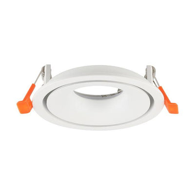 PORTAFARETTO LED DA INCASSO ROTONDO GU10 E GU5.3 (MR16) BIANCO