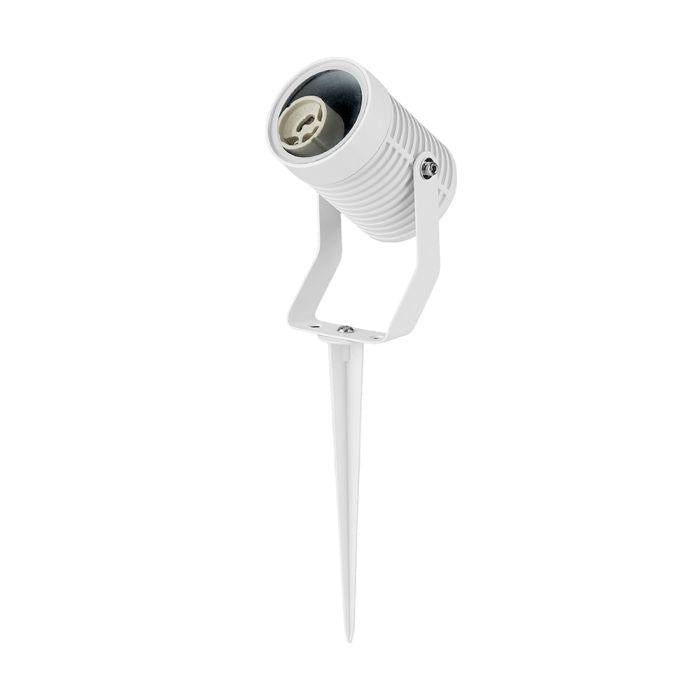 FARETTO DA GIARDINO CON PICCHETTO IN ALLUMINIO G10 (MAX 35W) BIANCO IP65