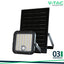 FARO LED SOLARE 30W CON SENSORE PIR E TELECOMANDO CCT 4000K+6000K IP65