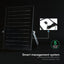 FARO LED SOLARE 30W CON SENSORE PIR E TELECOMANDO CCT 4000K+6000K IP65