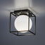 MODANE,WALL/CEIL.E14 1X15W,17X17CM,BLACK