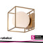 MODANE,WALL/CEIL.E14 1X15W,17X17CM,GOLD