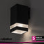 URFA LINE,WALL, 9W,H15CM,ANTHRACIT,IP65