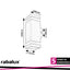 URFA LINE,WALL, 16W,H24CM,ANTHRACIT,IP65