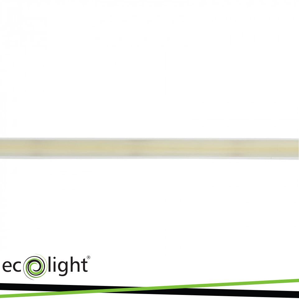 STRISCIA COB AL NEON 24V 6000K  9W 480 855LM/M IP68 5MT