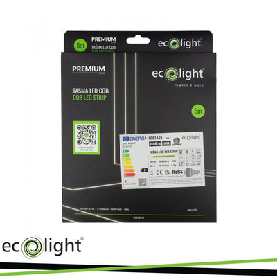 STRISCIA COB AL NEON 24V 3000K 9W 480 855LM/M IP68 5MT