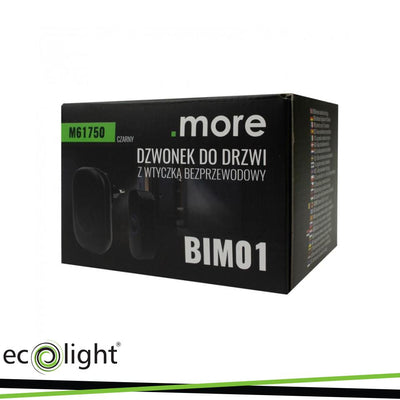CAMPANELLO CON SPINA WIRELESS  BIM-01 NERO