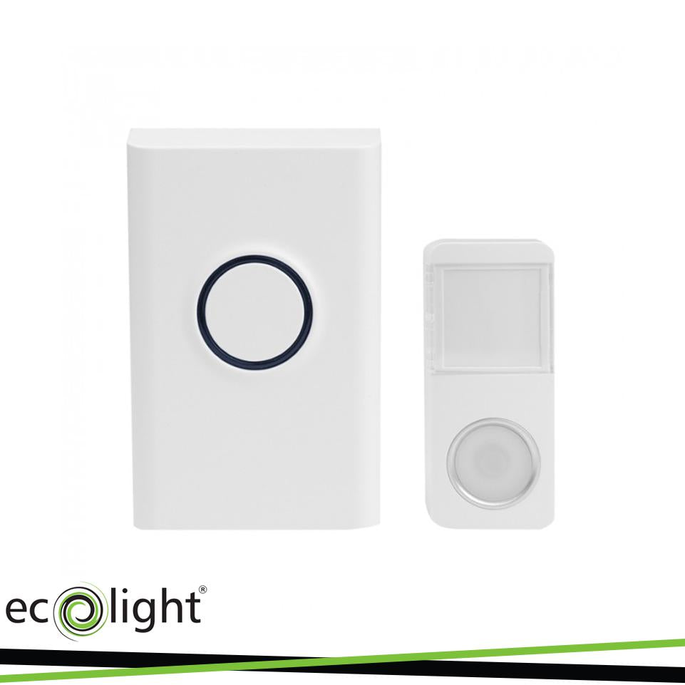 CAMPANELLO CON SPINA WIRELESS  BIM-02 BIANCO