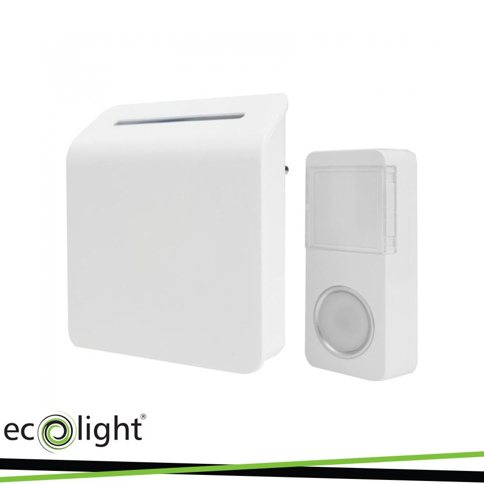 CAMPANELLO WIRELESS A BATTERIA BAM-01 BIANCO