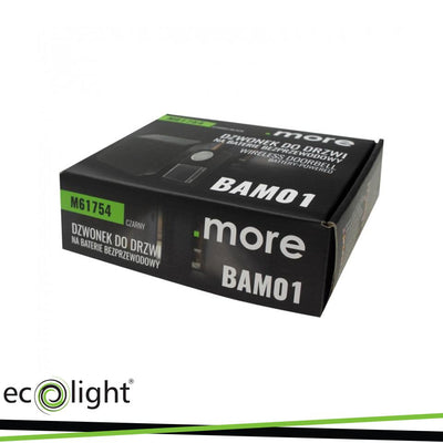 CAMPANELLO WIRELESS A BATTERIA BAM-01 NERO