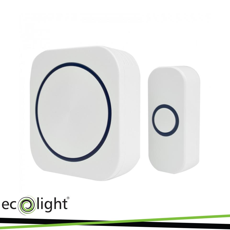 CAMPANELLO WIRELESS A BATTERIA BAM-02 BIANCO