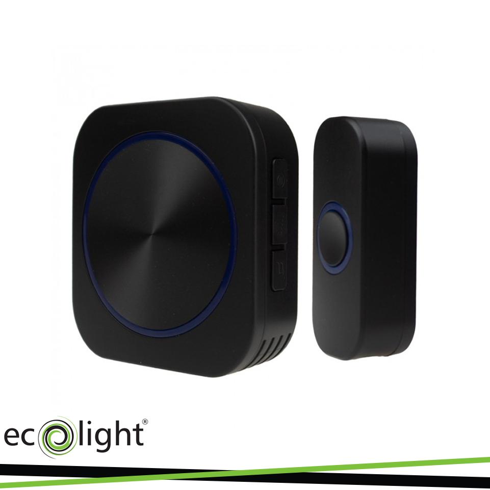 CAMPANELLO WIRELESS A BATTERIA BAM-02 NERO