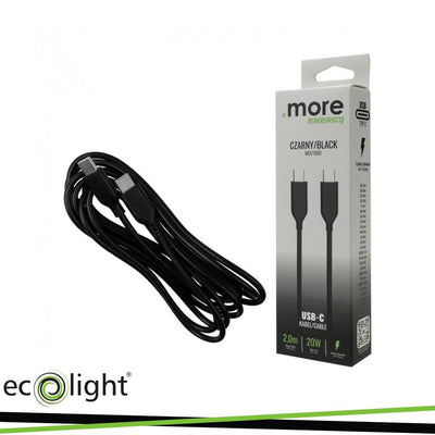CAVO USB-C NERO 2MT