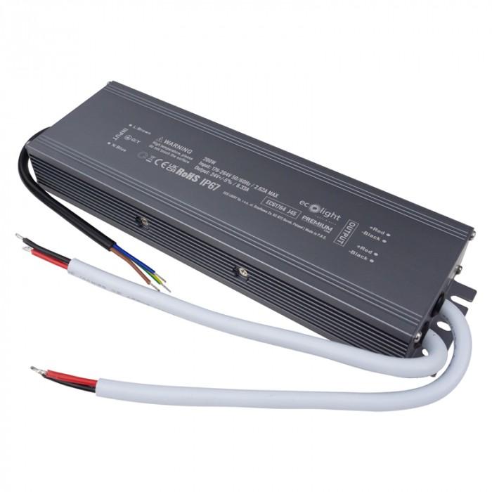 ALIMENTATORE ERMETICO PREMIUM  DA 200W 24V IP67