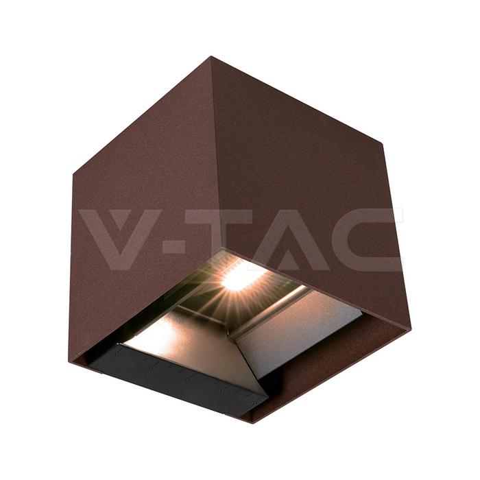 LAMPADA SOLARE LED DA GIARDINO 9W USB 2600MAH SENSORE PIR MARRONE CCT IP65