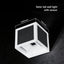 APPLIQUE SOLARE LED DA GIARDINO QUADRATA CON SENSORE PIR E USB BIANCA CCT IP65