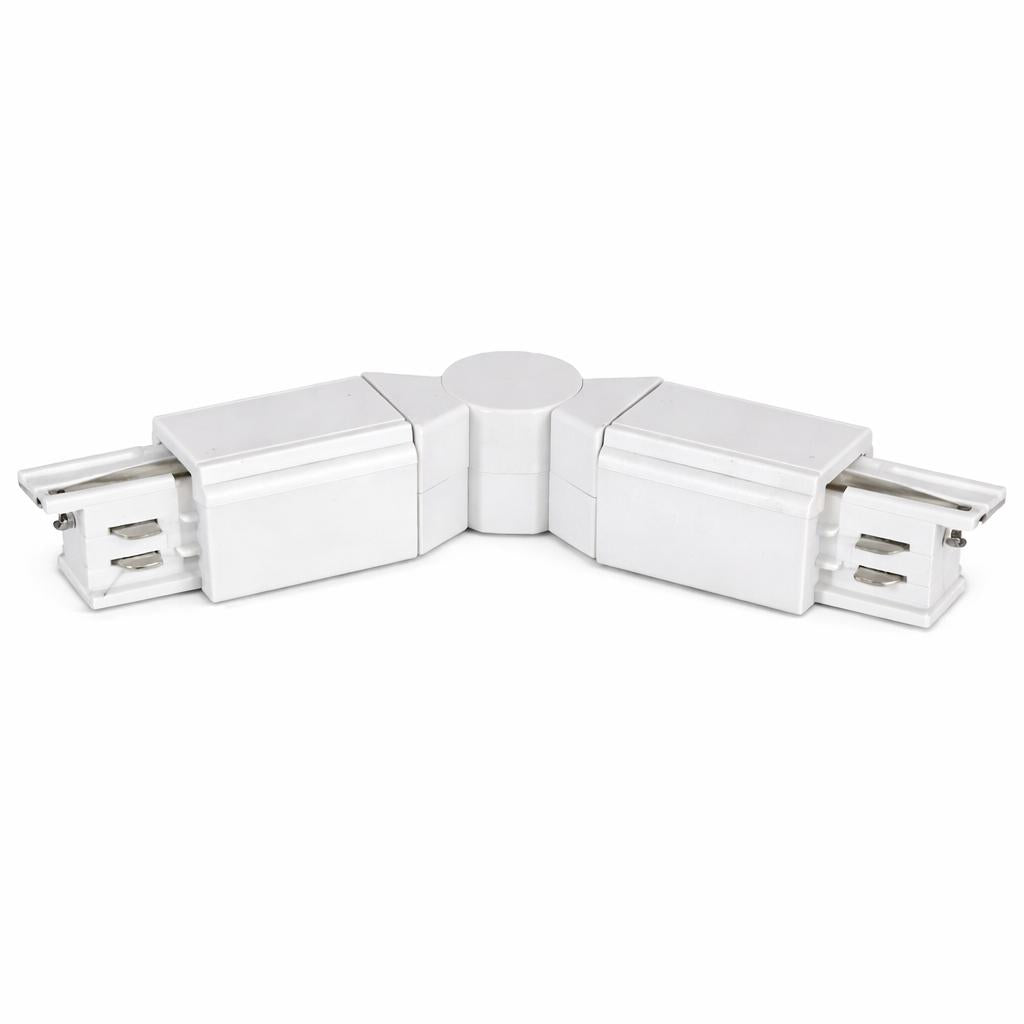 GIUNTO FLESSIBILE A L CON ALIMENTATORE 4 LINEE BIANCO
