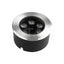 FARETTO LED SEGNAPASSO ROTONDO DA INCASSO 6W CALPESTABILE SILVER 3000K IP67