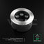 FARETTO LED SEGNAPASSO ROTONDO DA INCASSO 6W CALPESTABILE SILVER 4000K IP67