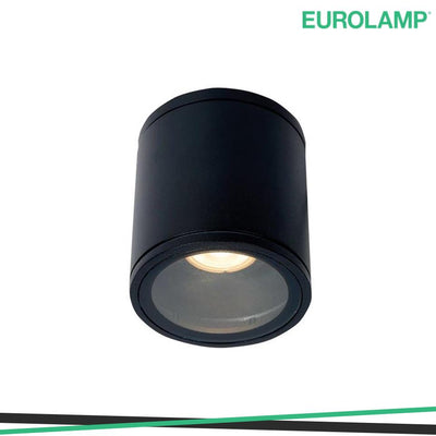 SPOT SUPERFICIE ALLUMINIO GU10 NERO