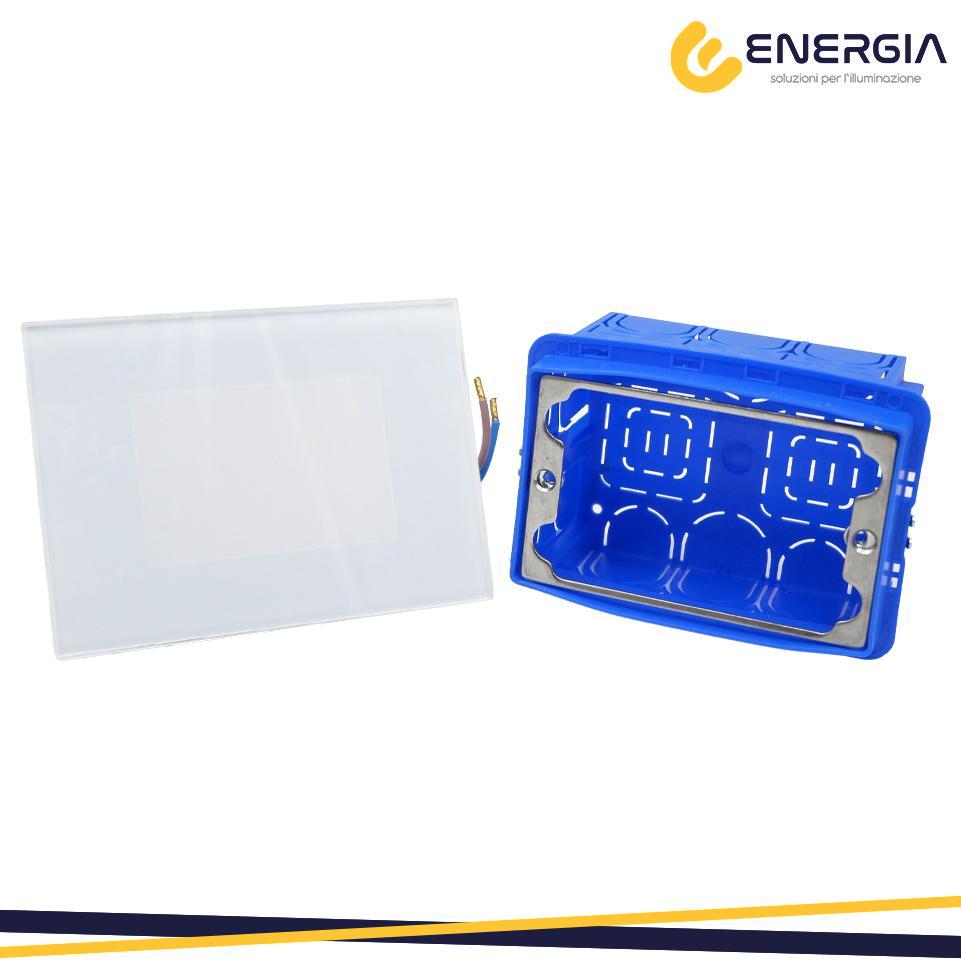 SEGNAPASSI 3W CCT(3000-4000-6500K) IP65 CORPO BIANCO