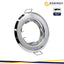 FARETTO INCASSO GU10 CROMO FORO DA 60-70MM