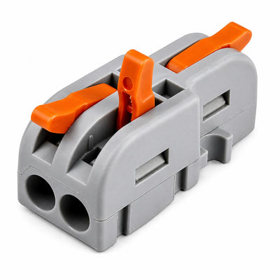 MORSETTO RAPIDO ADATTATORE 1ING E 2USCITE