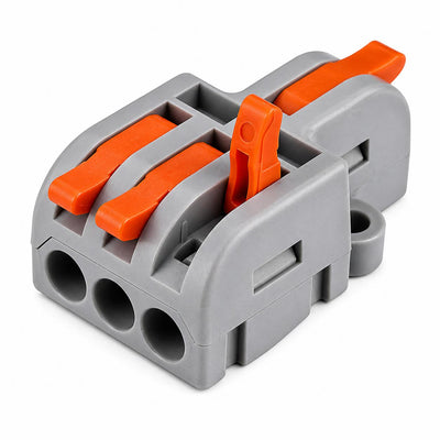 MORSETTO RAPIDO ADATTATORE 1ING E 3USCITE